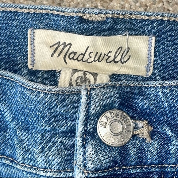 Madewell The Mom Jean 30 Leacrest Wash: Cuffed Edition NG361 High Wsisted NEW! - Picture 8 of 10